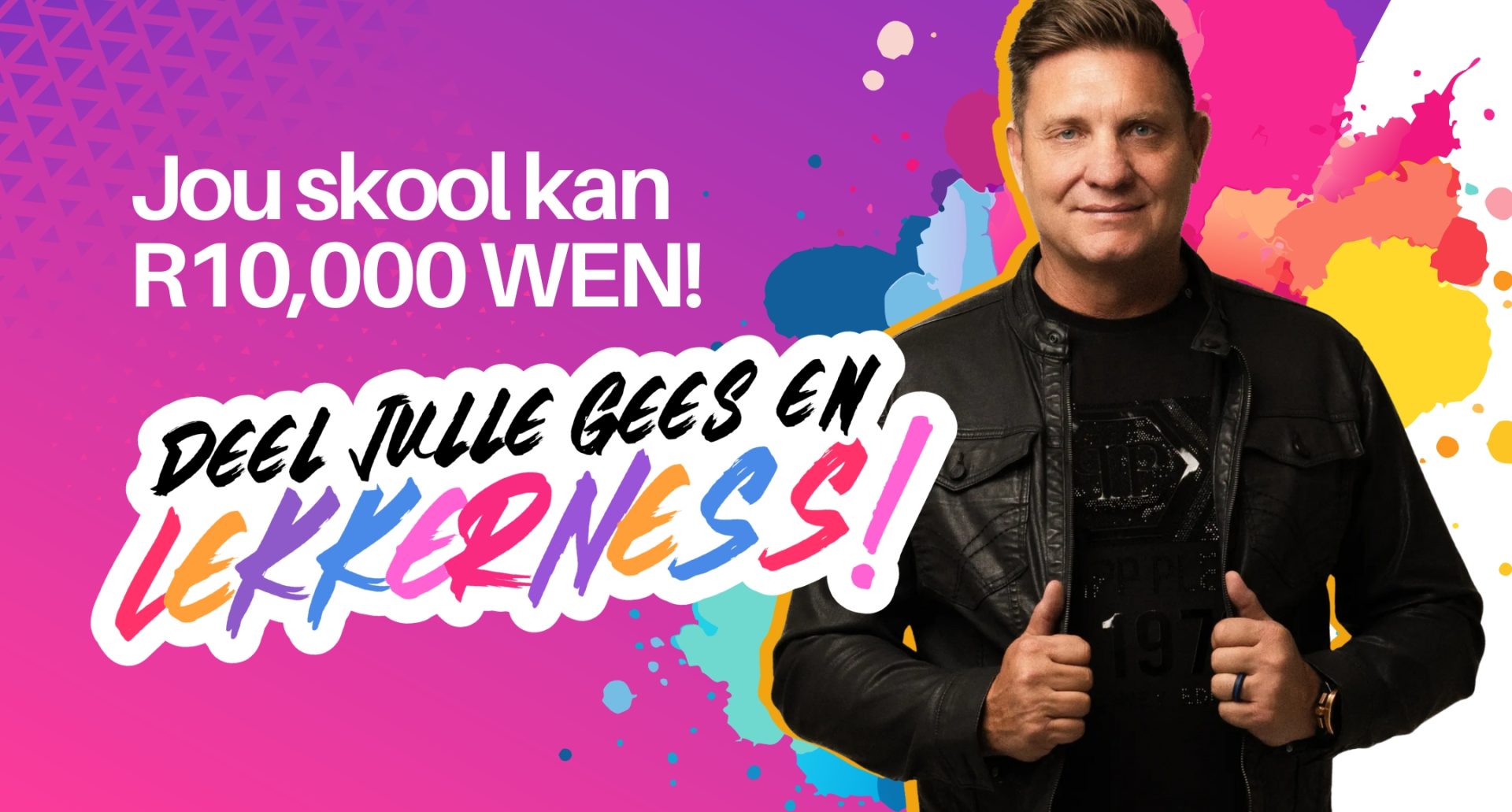 Skoolkreet Kompetisie: Wen Groot met Kurt Darren!